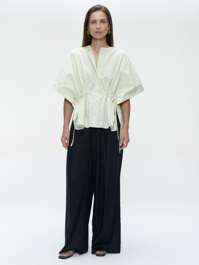 Hiroko cotton mix blouse | Aloe
