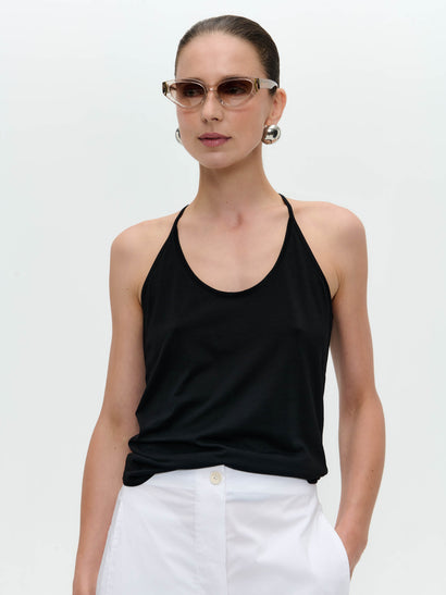 Pam cotton top | Black