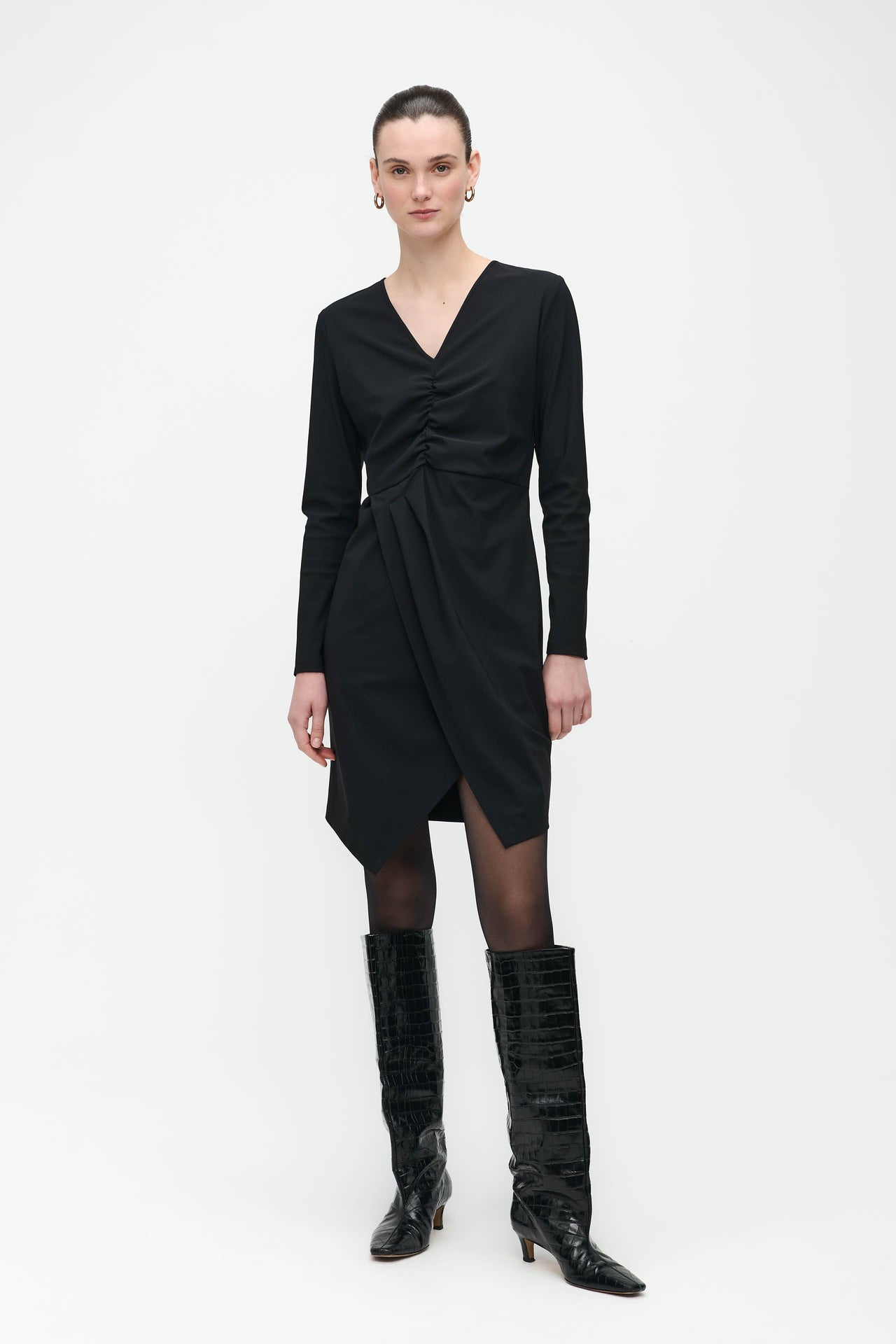 Dagmar Dress Technical Jersey | Black