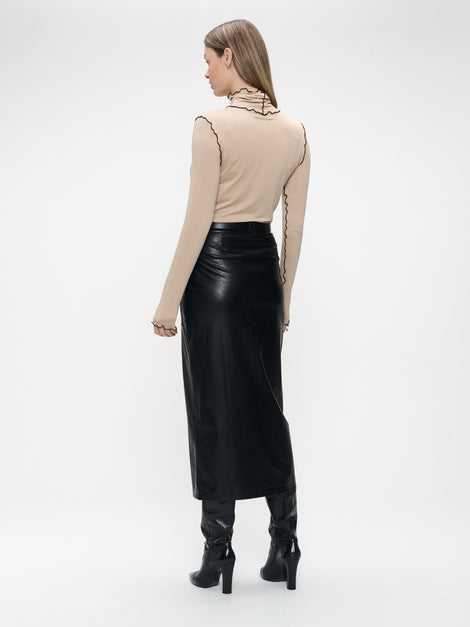 Janice viscose top | Capuccino