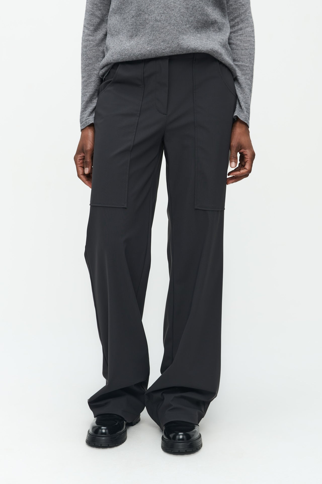 Cady Pants Technical Jersey | Dark Grey