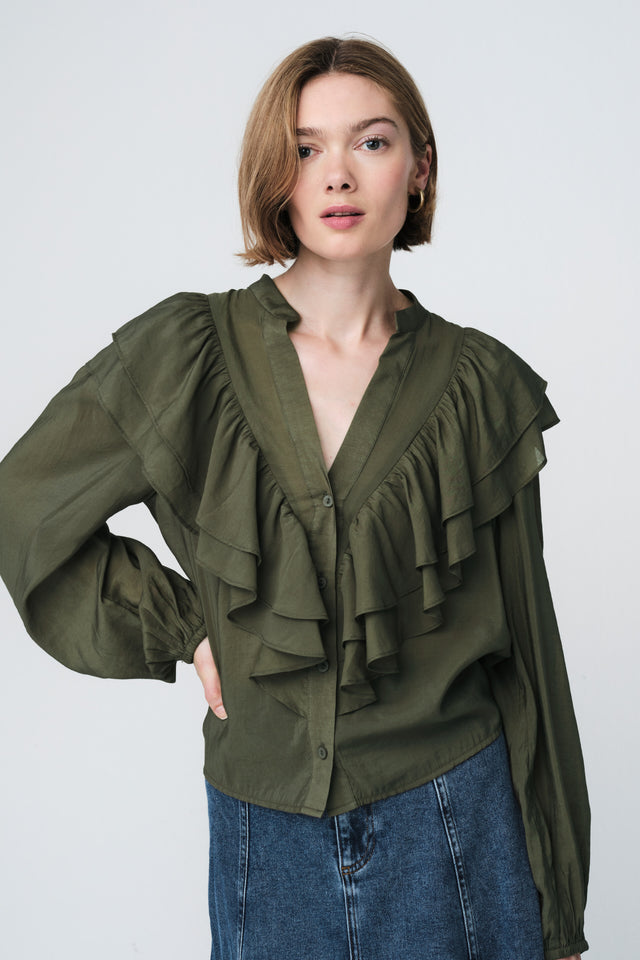 Beny viscose Blouse | Army