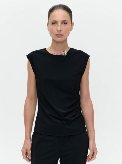 Stevie top technical jersey | Black