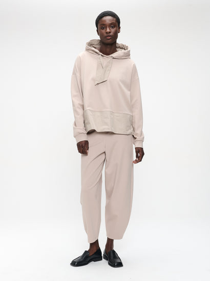 Demi mix blend Hoodie | Sand