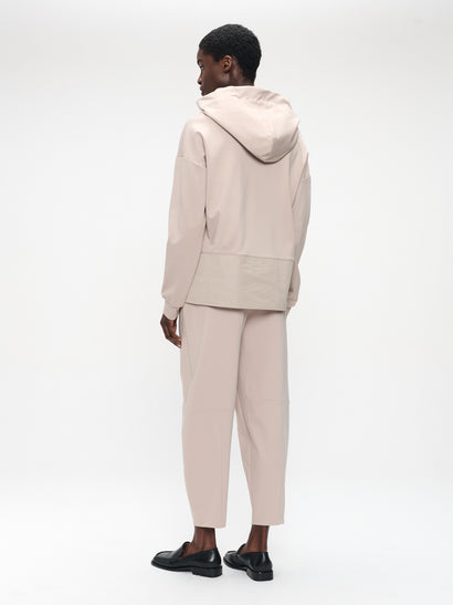 Demi mix blend Hoodie | Sand