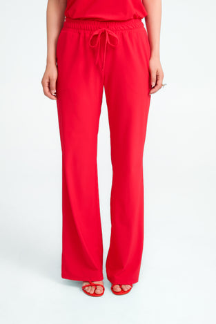 Carola structure technical jersey pants | Red