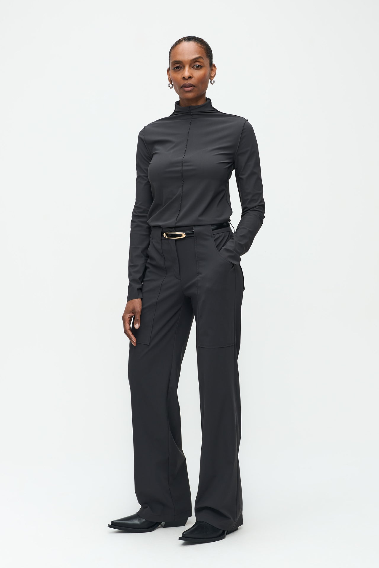 Cady Pants Technical Jersey | Dark Grey