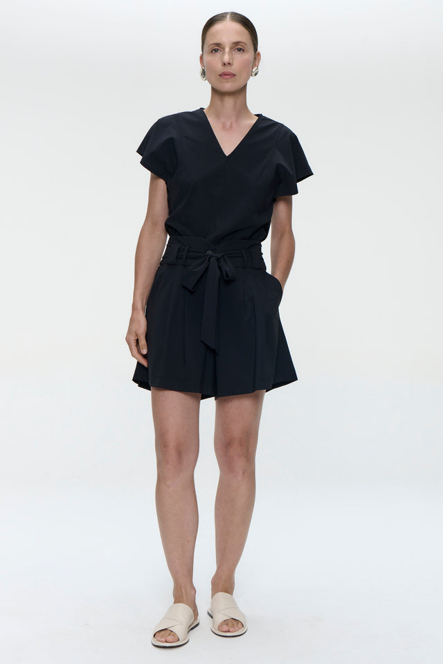Yana shorts technical jersey | Black