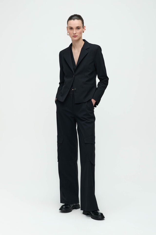 Venecia Blazer Technical Jersey | Black