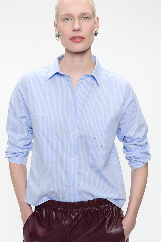 Lorenza polin blouse | Blue