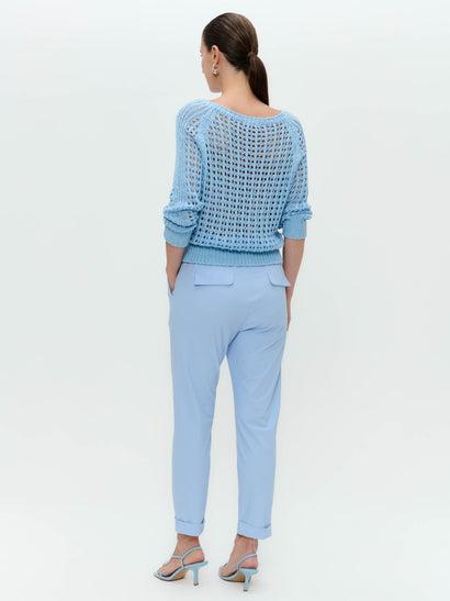 Gary pants technical jersey | Mid Blue