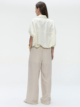 Hamako tencel pants | Beige