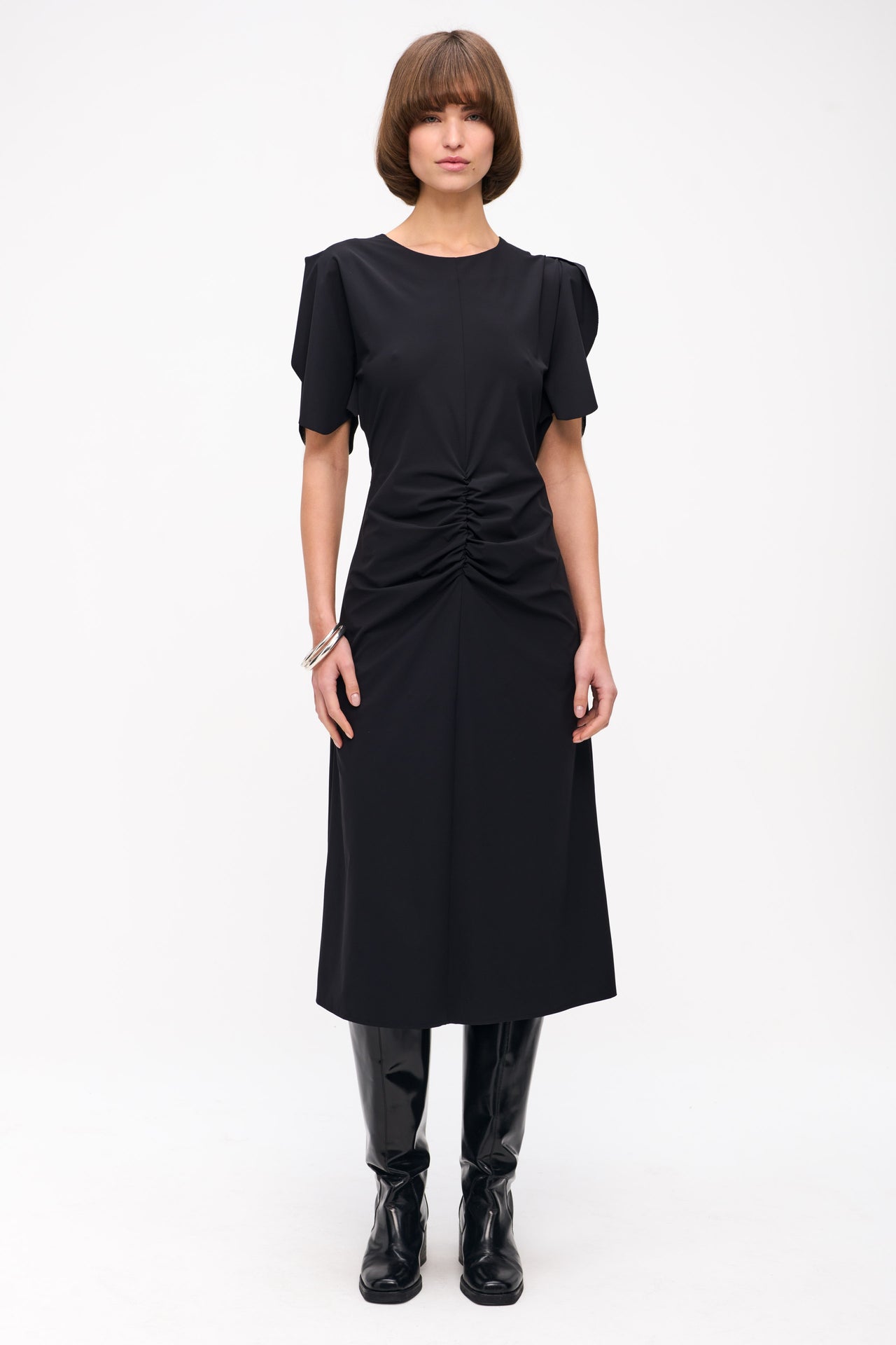 Valerie Dress Technical Jersey | Black