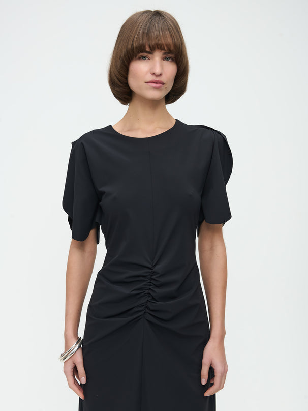 Valerie Dress Technical Jersey | Black