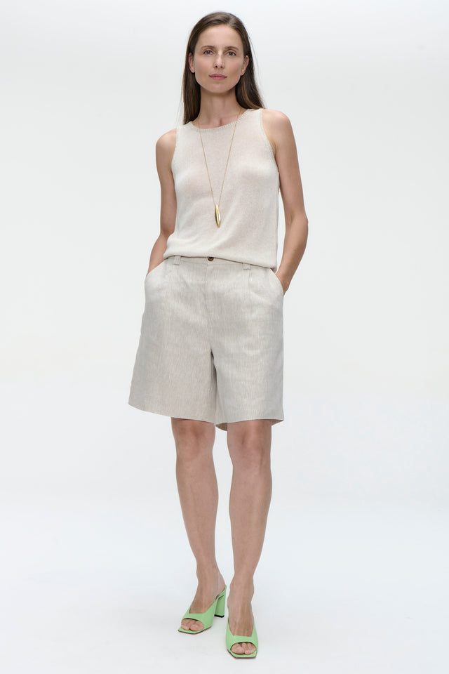 Nariko linnen pants | Beige