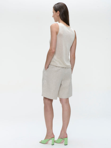 Nariko linnen pants | Beige