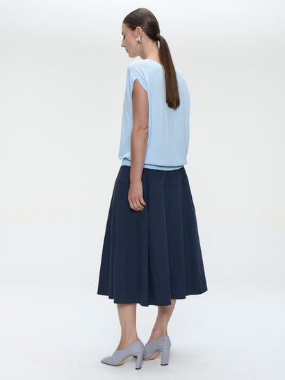 Viscose naadloze top 3023 | Celeste