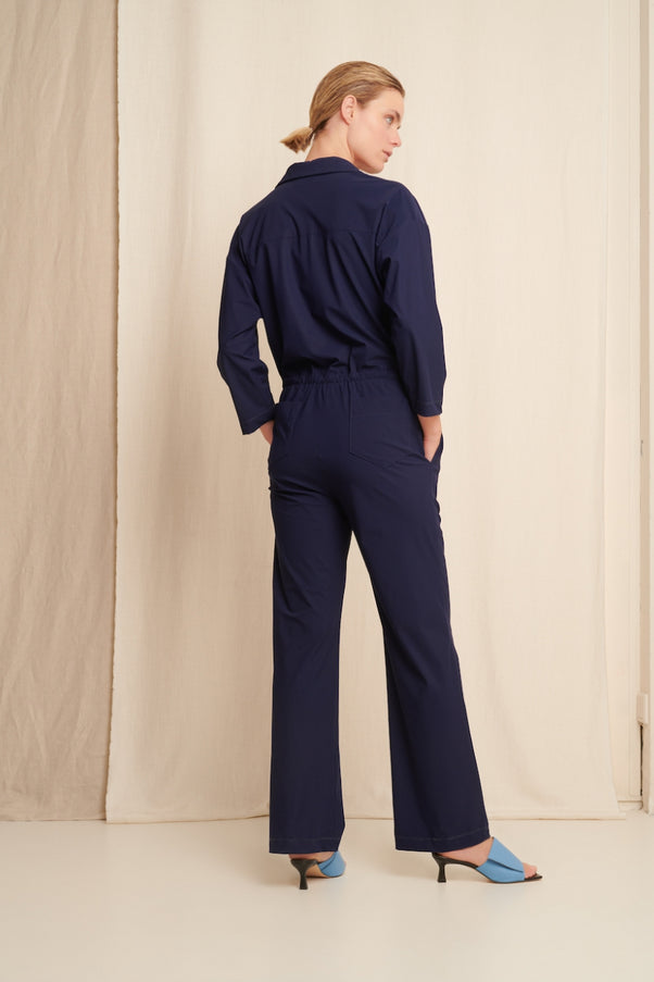 Mico Jumpsuit Technical Jersey | Indigo