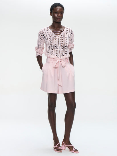 Pull d'été E25102 | Rose