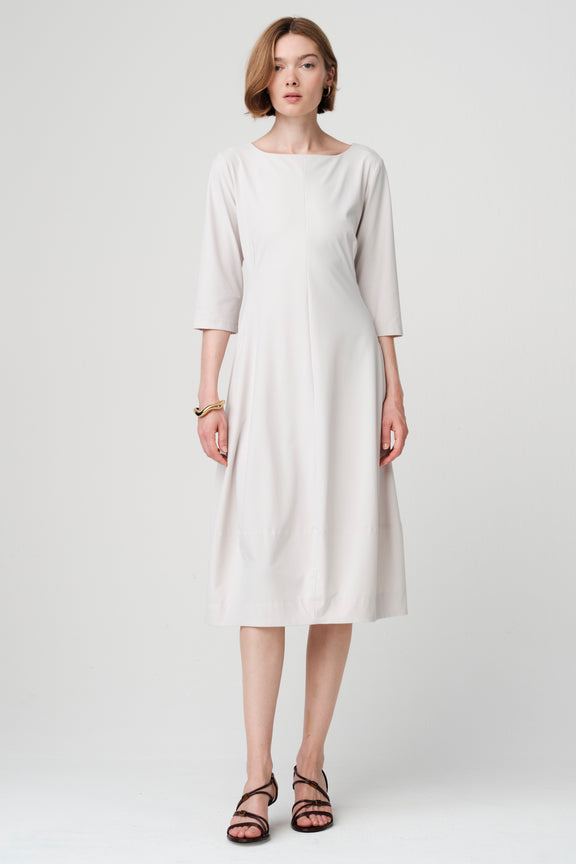 Asola structure tech jersay dress | Sand
