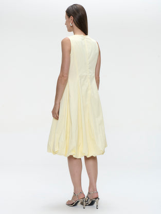 Satomi tafeta dress | Yellow