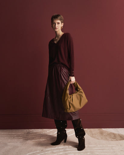 Pullover Cashmere blend 2479 | Bordo