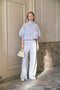 AntinyP structure tech jersay pants | Light Blue