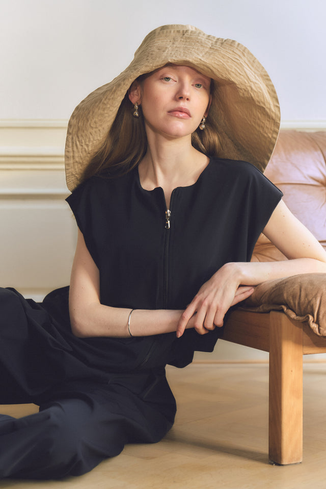 Ursula vest technical jersey | Black