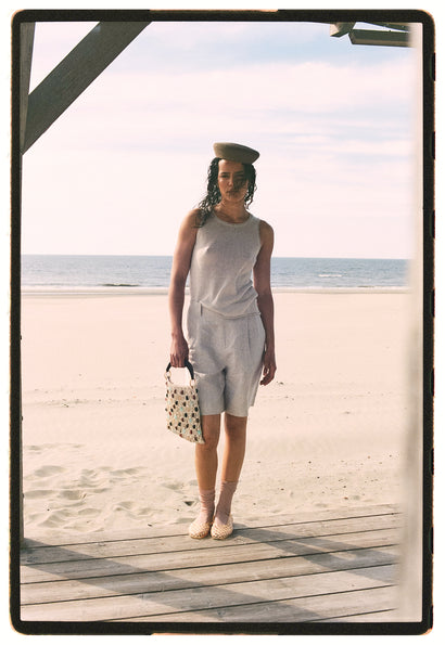 Nariko linnen broek | Beige