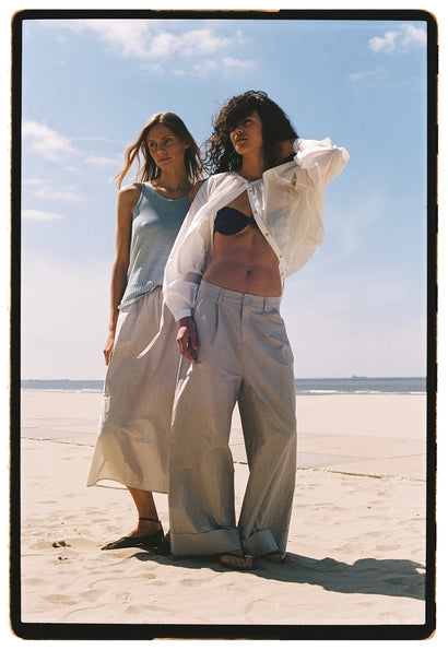 Pantaloni Mura in cotone | Grigio chiaro
