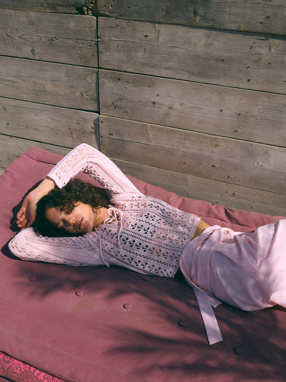 Pull d'été E25102 | Rose