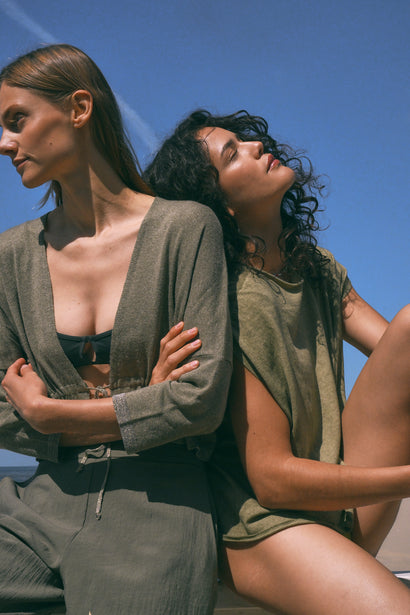 Strickjacke Viskose-Mix 2020 | Soft Green