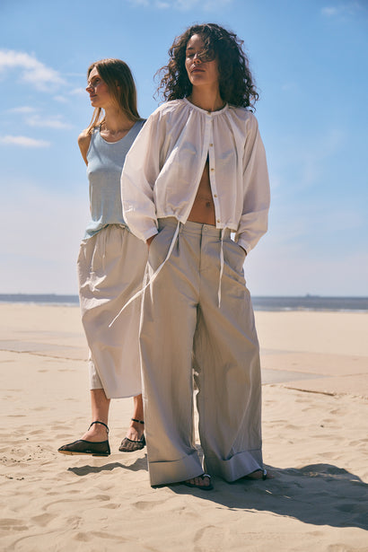 Kenta katoenen blouse | Wit