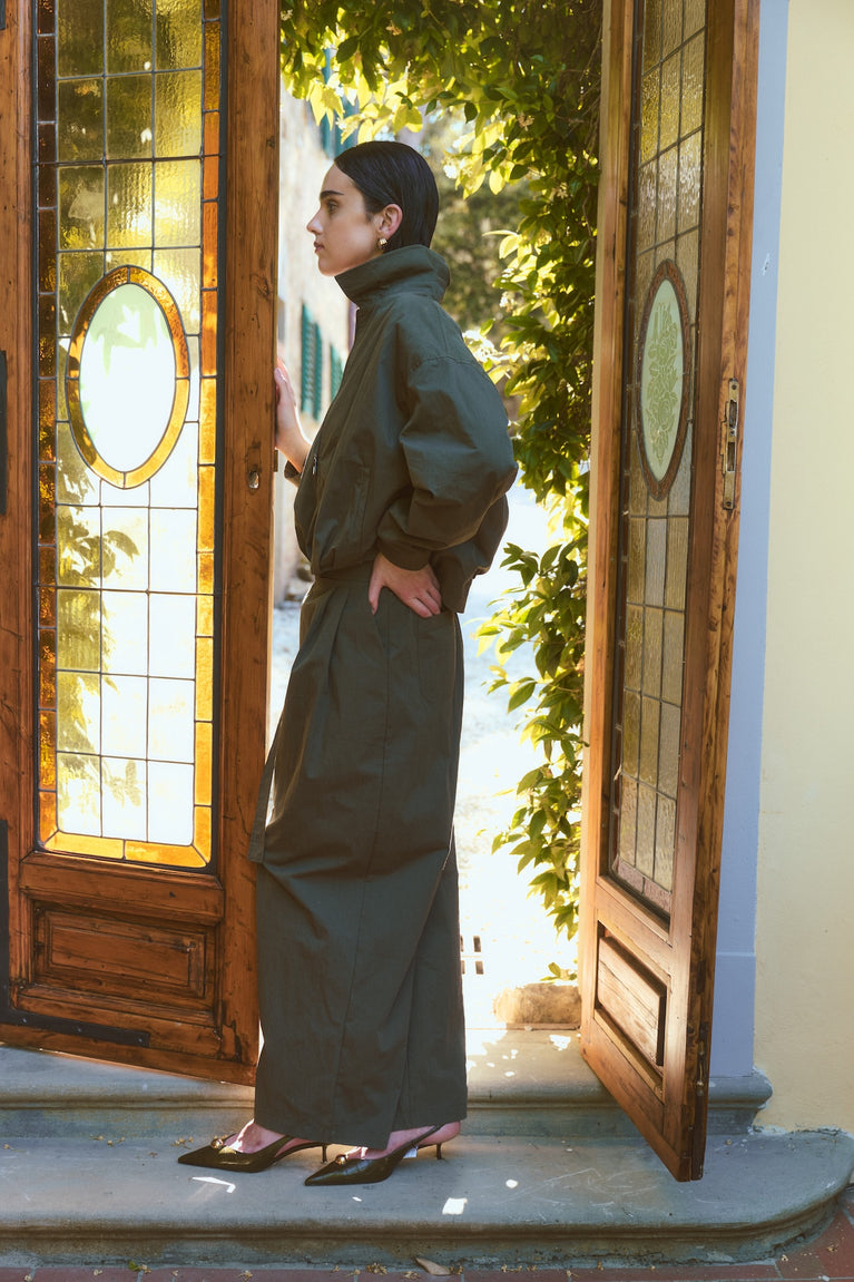 Fuel katoen pleated broek | Army
