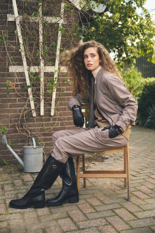 Sandra check barrel pants | Multi