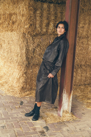 Elle eco leather Rock | Dark Brown