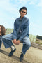 Saige ankle leg Kyoto jeans | Flu Blue