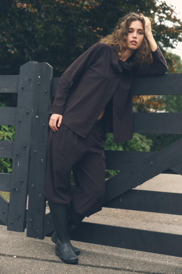 Petronio pants technical jersey | Chocolate