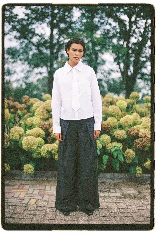Ruby viscose pants | Grey