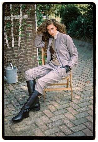 Sandra check barrel pants | Multi