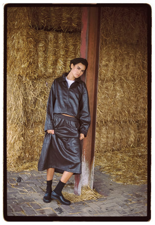 Elle eco leather Rock | Dark Brown
