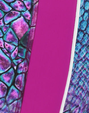 JL Legging/2 V03 | Fuxia/White