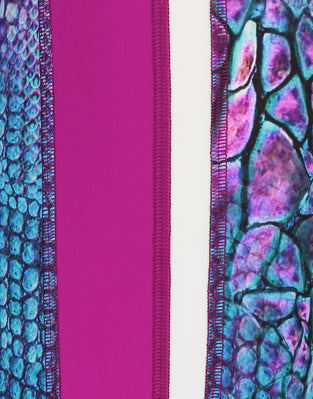 JL Legging Fold Da V03 | Fuxia/White