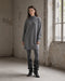 Long pullover viscose blend 2068 | Dark Grey