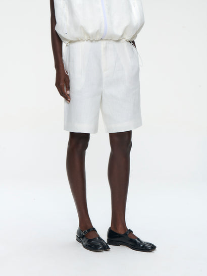 Nariko bukse i lin | Offwhite