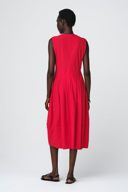 Heide dress technical jersey | Red