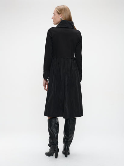 Dress mix cotton taffeta 176l | Black