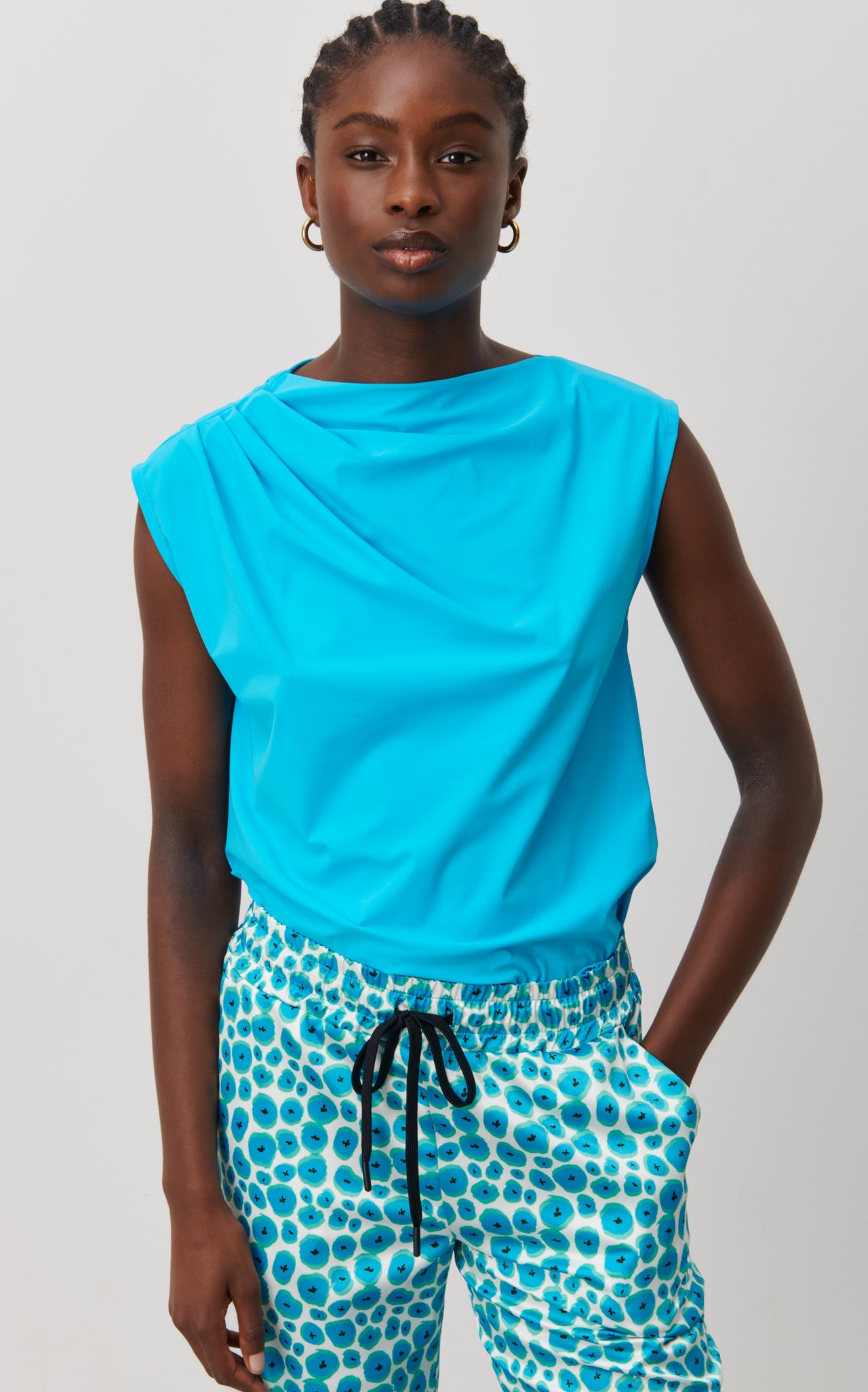 Bloom Top Technical Jersey | Light Blue