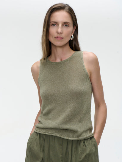 Top en viscose légère 2000 | Vert tendre