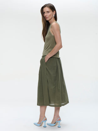 Light viscose top 2000 | Soft Green
